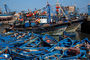 im Fischereihafen von Essaouira