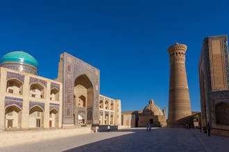 historisches Buchara mit dem bekannten Minarett