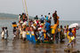 Tarhar am Voltasee - geschäftiges Treiben am Markttag