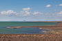 Blick über den Lake Turkana zum Mt. Porr