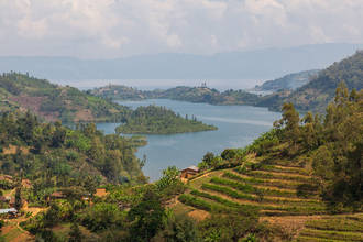 herrliche Ausblicke auf den Lake Kivu