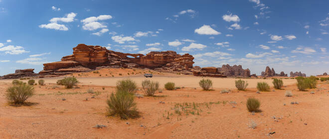 Ein Amphitheater mitten in der Wüste