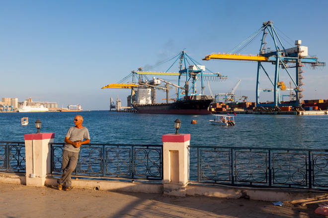 im Hafen von Port Sudan