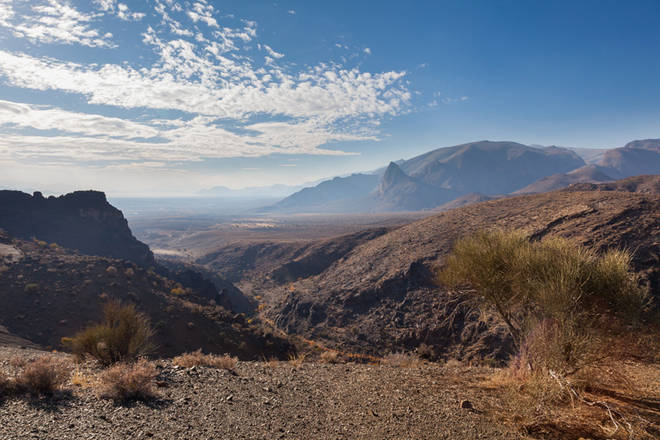 Landschaft bei Abadeh Tashk