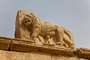 Löwenrelief am Palast Qasr el Abd im Wadi es Sir