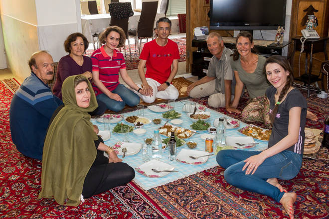 bei unserer iranischen Familie zu Gast