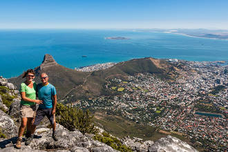 wunderbarer Blick auf Kapstadt vom Tafelberg