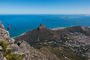 Blick vom Tafelberg auf den Lions Head