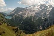 Blick auf die Marmolada/Dolomiten