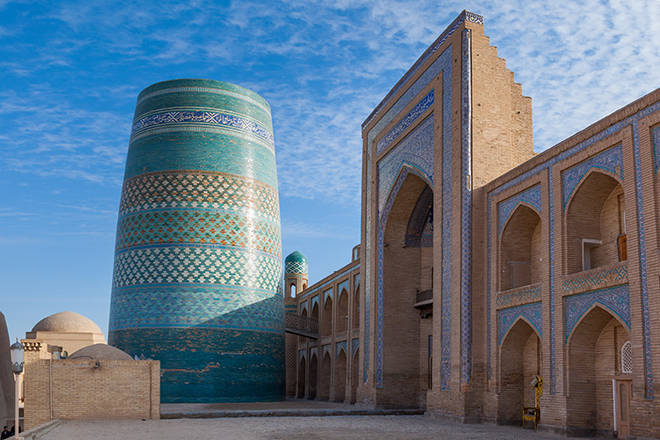 das Minor Minarett - Wahrzeichen von Khiva