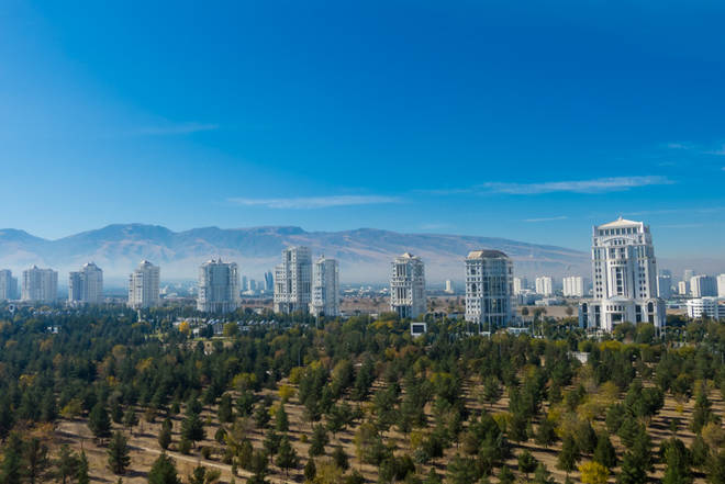 Ashgabat, eine seelenlose Stadt