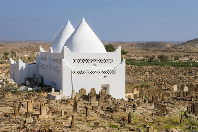 Stimmungsvolles Mausoleum in Mirbat