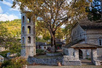 Zagoria-Dorf Papingo, die alte Dorfkirche