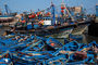 im Hafen von Essaouira