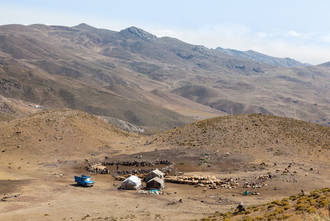 Viele Nomaden auf den Hochebenen rund um den Sabalan