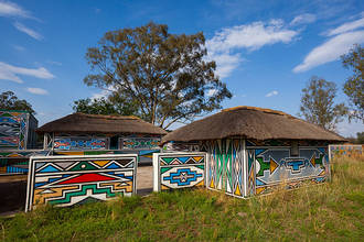 Dorf der Ndebele
