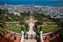 die hängenden Gärten der Baha`i in Haifa