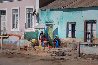 Straßenszene in Tombwa