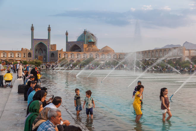 Sommerspaß in Isfahan