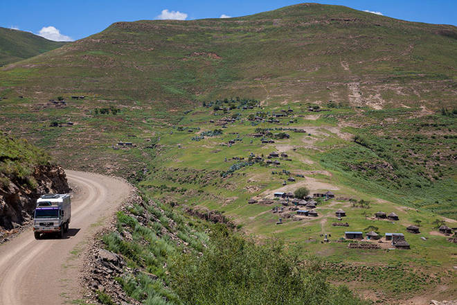 Pistenfahrt durch Lesotho