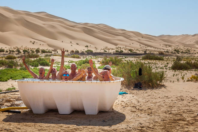 Ab in die Wüsten-Badewanne!