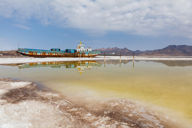 Die Schifffahrt auf dem Urmia See ist nicht mehr möglich