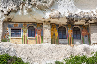 Felsmalereien im Felsenkloster Basarbovo