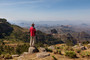 Panoramaplatz im äthiopischen Hochland
