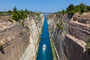 der schmale Kanal von Korinth