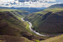 Canyonlandschaft in den Bergen Lesothos