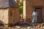 einfaches Dorfleben in den Falaise de Bandiagara