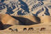 Bergwelt am Song Köl mit den für Kirgisistan so typischen Pferden