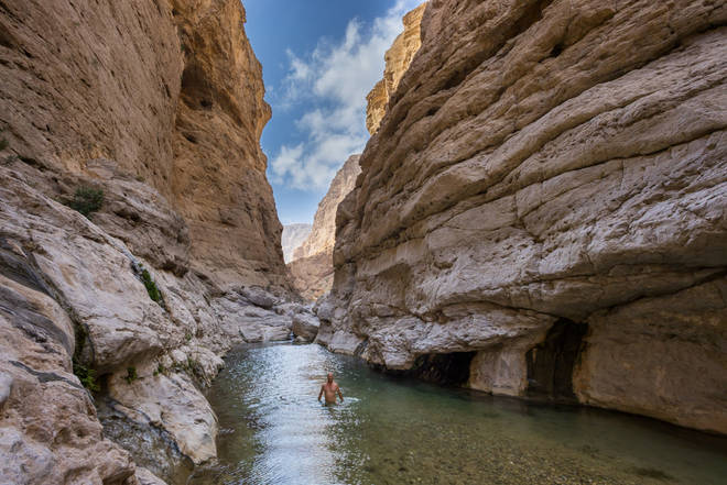 Die Wanderung ins Wadi Al Arbeieen ist wieder wunderschön