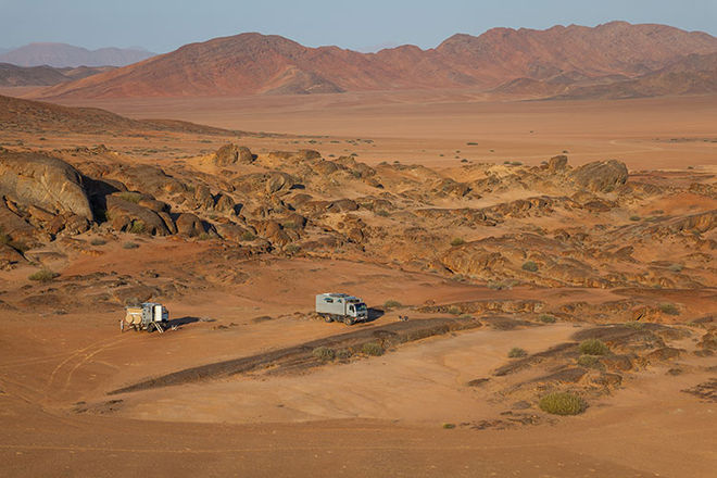 traumhafter Übernachtungsplatz mitten in der Wüste