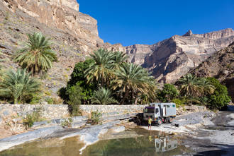 Wadi Nakhr - eindeutig unser Lieblings-Wadi in Oman!