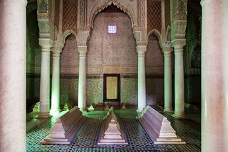 Saadier Gräber in Marrakech