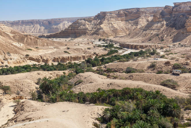 Blick ins Wadi Shuwaimiyah