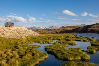 Übernachtungsplatz im Zorkul Nature Reserve am Pamir River