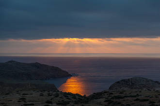 Sonnenuntergang über dem Cabo Santa Maria