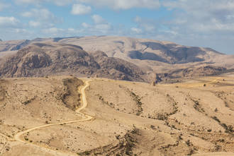 Wunderbare Landschaften im Hajar al-Sharqi Gebirge