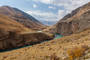 schmale Schlucht im Kichi Naryn Tal