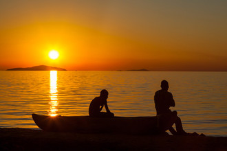 stimmungsvolles Leben am See