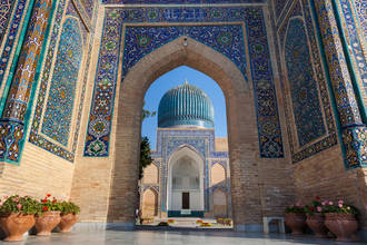 Eingang zum Mausoleum des Timur Leng in Samarkand