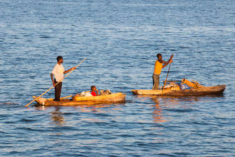 Mokoro - das Transportmittel am Lake Bangweulu