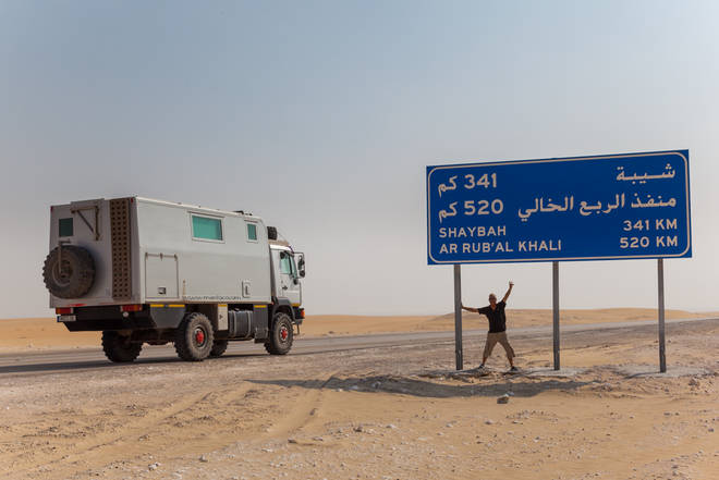Auf dem Weg zur größten Sandwüste der Welt