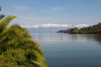 in Kibuye am Lake Kivu