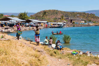 Markt im Hafen von Mpulungu