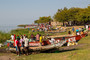 Fischermarkt in Katwe am Lake Edward