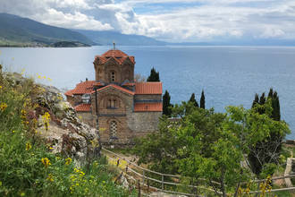 Ohrid See in Nordmazedonien