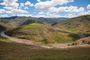 Canyonlandschaft in den Bergen Lesothos